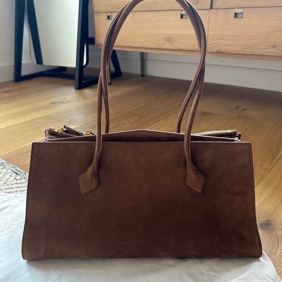 LE TECKEL TOTE BAG IN NUBUK CALFSKIN - Picture 7 of 15
